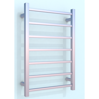 Heated Towel Rail Square 7 Bar 750Hx500Wx120D - Chrome
